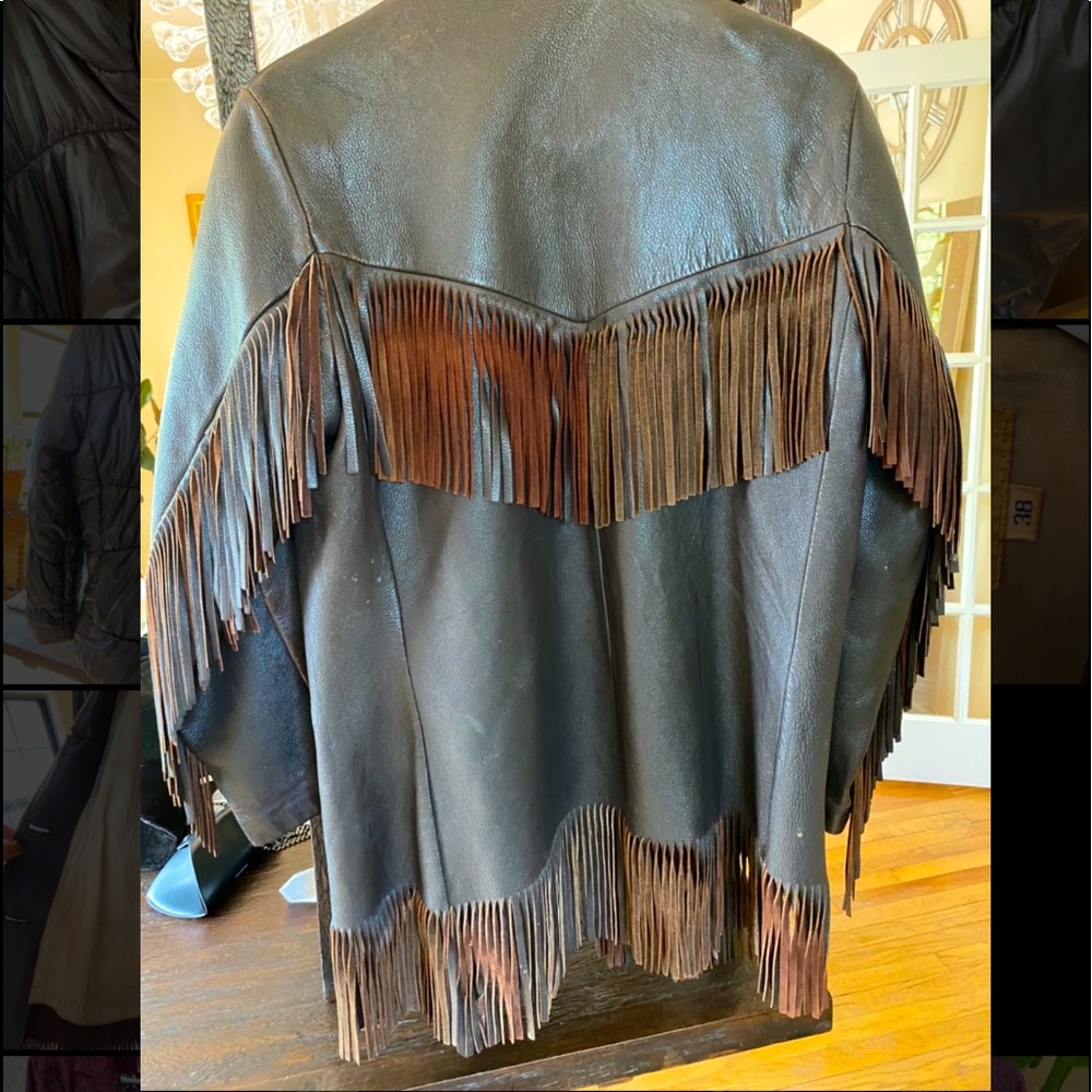 ⚜️DEAR WEAR ~ RARE VINTAGE FRINGE JACKET⚜️